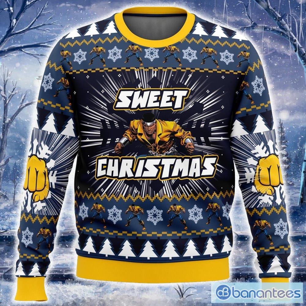 Sweet Luke Cage Marvel 3D Sweater New Gift Christmas For Men And Women - Sweet Christmas Luke Cage Marvel Ugly Christmas Sweater Photo 1