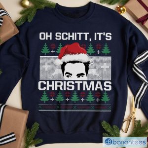 Oh Schitt It's Christmas Movie Sweatshirt, David Rose Sweater, Christmas Gift Product Photo 1