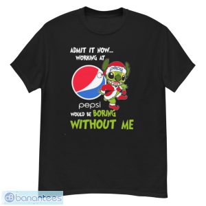 Santa Stitch Admit It Now Working At Pepsi Would Be Boring Without Me Christmas Shirt - G500 Men’s Classic T-Shirt