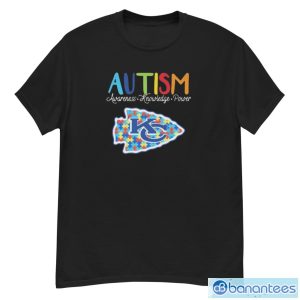 Kansas City Chiefs Autism Awareness Knowledge Power T-Shirt - G500 Men’s Classic T-Shirt
