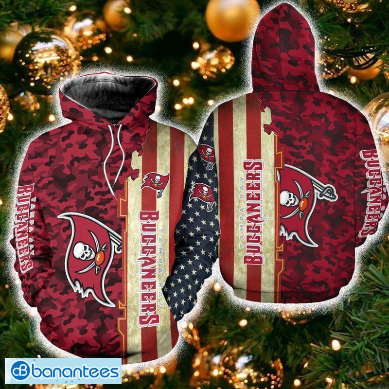 Tampa Bay Buccaneers NFL US Flag Team 3D Printed Hoodie/Zipper