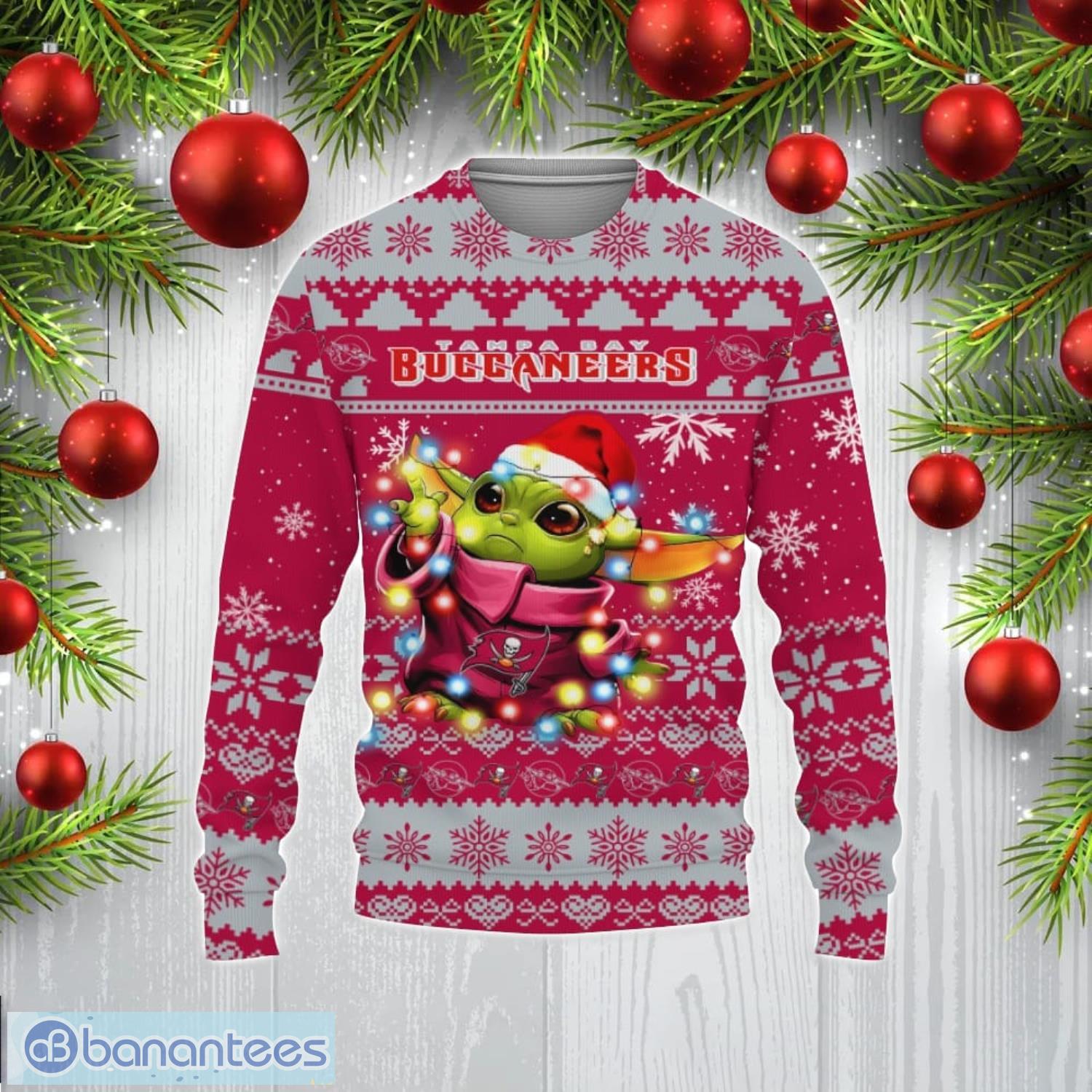 NFL Tampa Bay Buccaneers New Season Apparel Ugly Christmas 3D Sweater -  Banantees