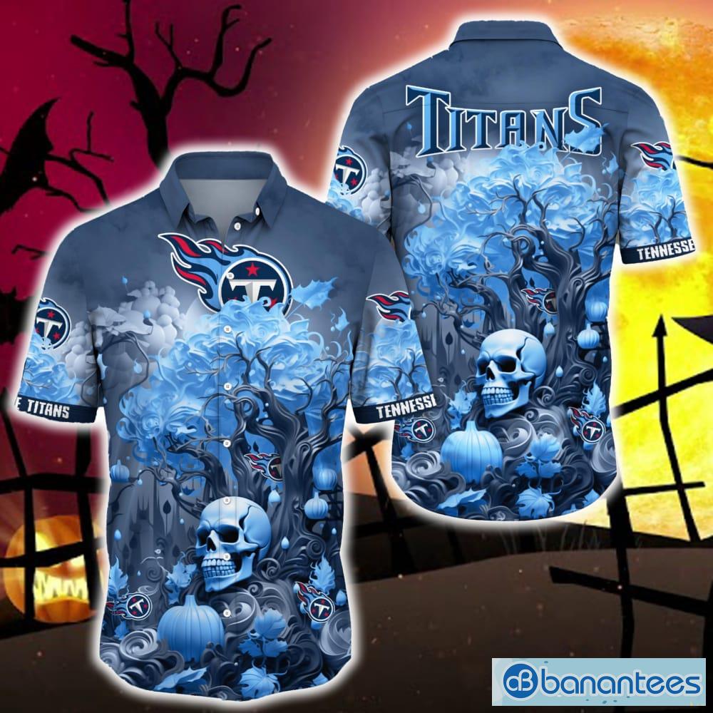 Tennessee Titans Skull Diamon Hawaiian Shirt Gift For Halloween - Limotees