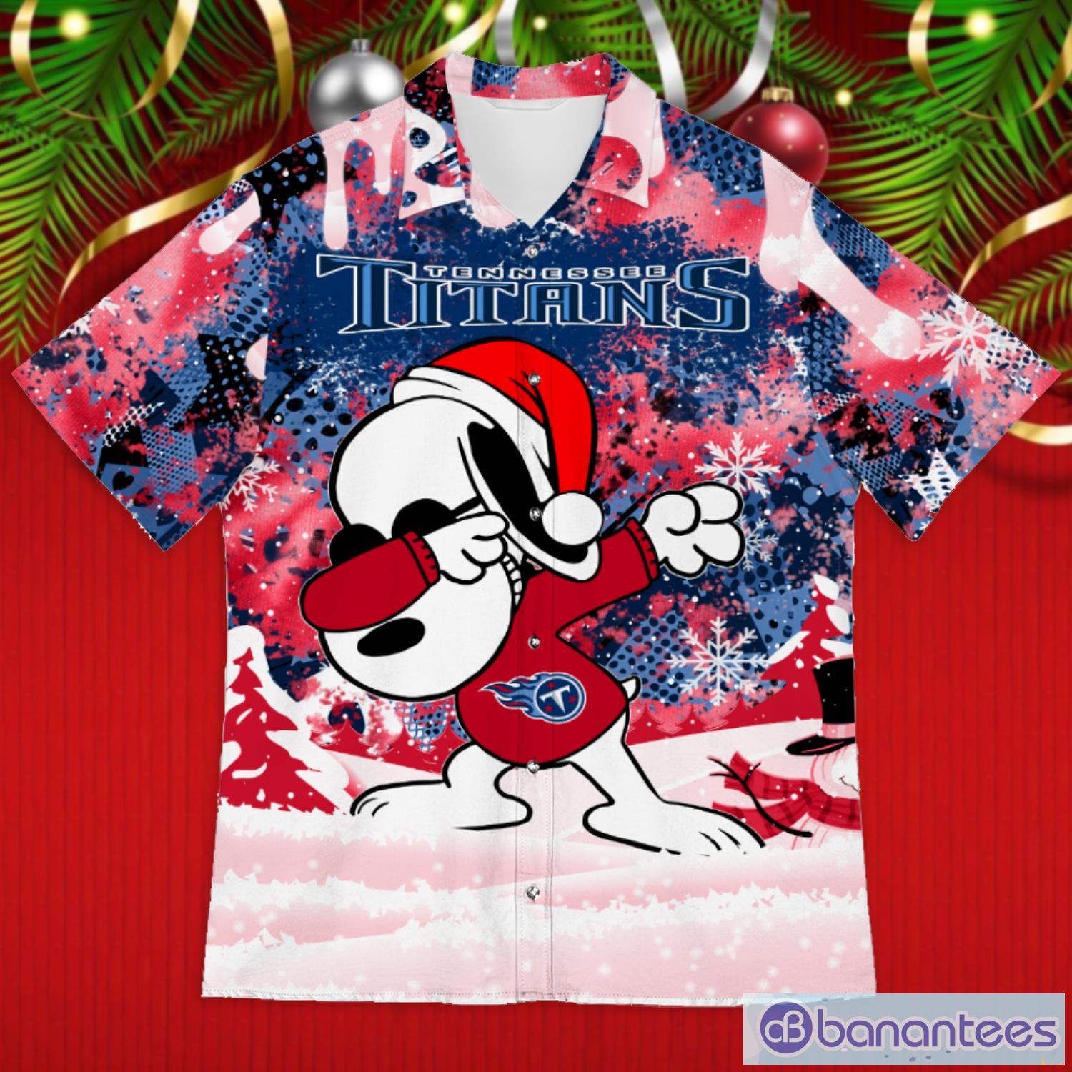 The Peanuts Characters Tennessee Titans Christmas 2023 Shirt