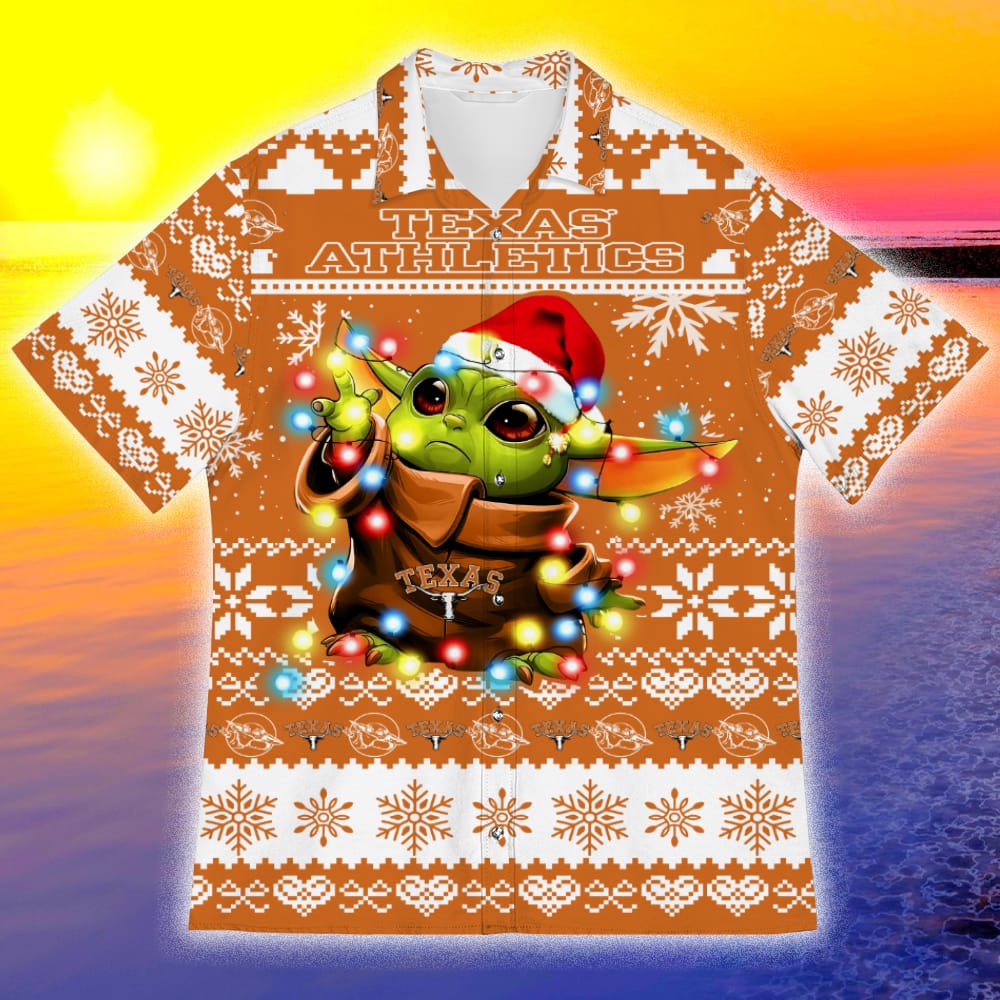 Houston Astros Baby Yoda Star Wars Christmas Hawaiian Shirt - Freedomdesign