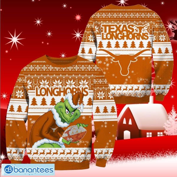 Texas Longhorns Grinch Christmas Ugly Sweater Special Gift For Men And Women Product Photo 1