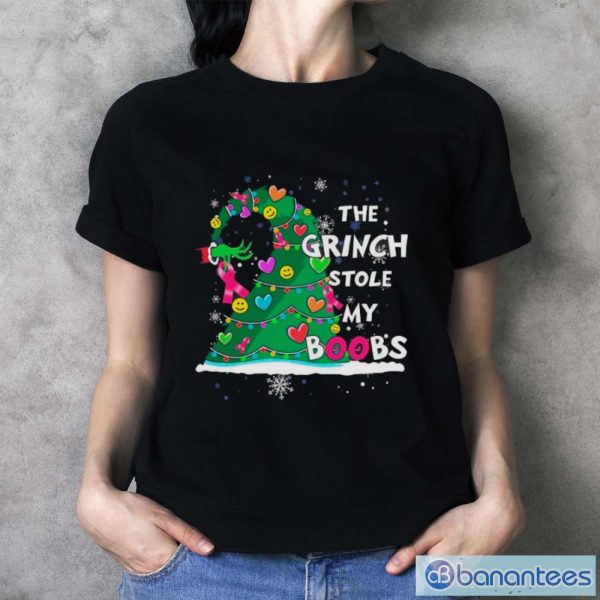 The Grinch Stole May Boobs Shirt - Ladies T-Shirt