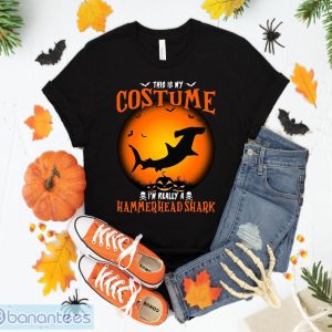 This Is My Costume Hammerhead Shark T-Shirt Sweatshirt Hoodie Unisex Halloween Party Gift Product Photo 1
