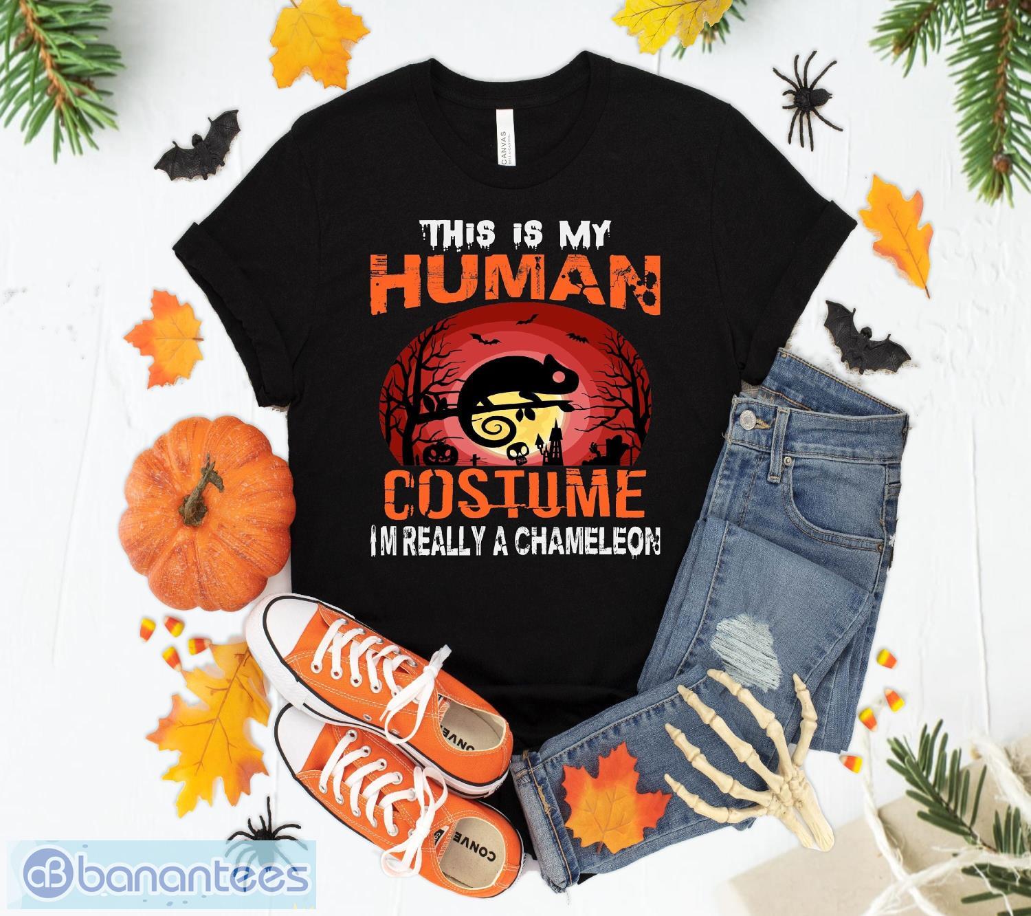 this is my human costume chameleon halloween t shirt sweatshirt hoodie unisex halloween party gift image This Is My Human Costume Chameleon Halloween T-Shirt Sweatshirt Hoodie Unisex Halloween Party Gift Product Photo 1