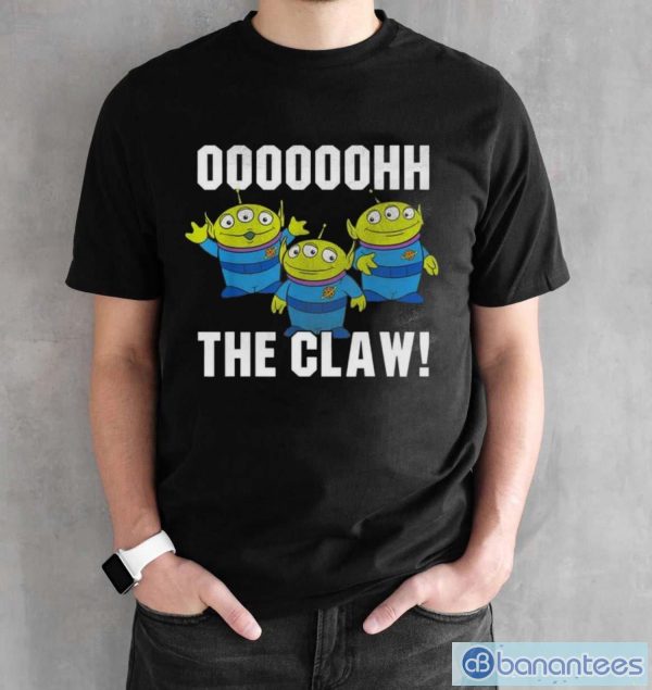 Toy Story Alien The Claw Distressed T Shirt Christmas Gift - Black Unisex T-Shirt