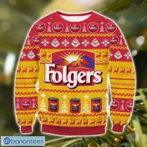 Folgers' 3D Ugly Christmas Sweater Christmas Gift Product Photo 1