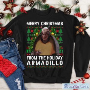 Merry Christmas From The Holiday Armadillo Christmas Shirt Xmas Unisex Gift Product Photo 1