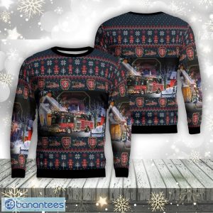 Gainesville, Georgia, Hall County Fire Services Aop Ugly Sweater Family Gift Product Photo 1