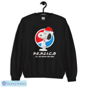 Santa Snoopy Pepsico I’ll be there for you Christmas shirt - Unisex Crewneck Sweatshirt