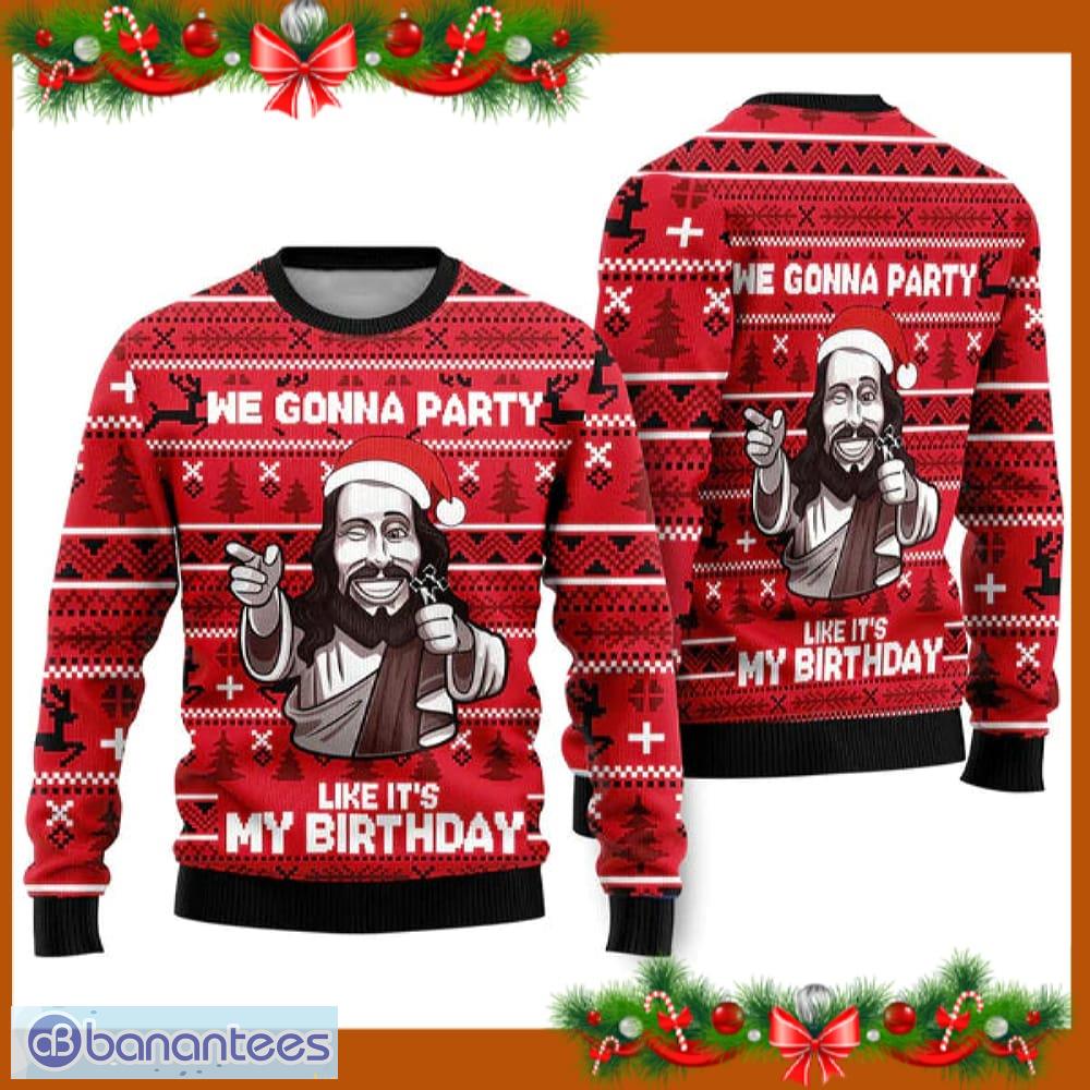 Party like it's outlet my birthday jesus sweater