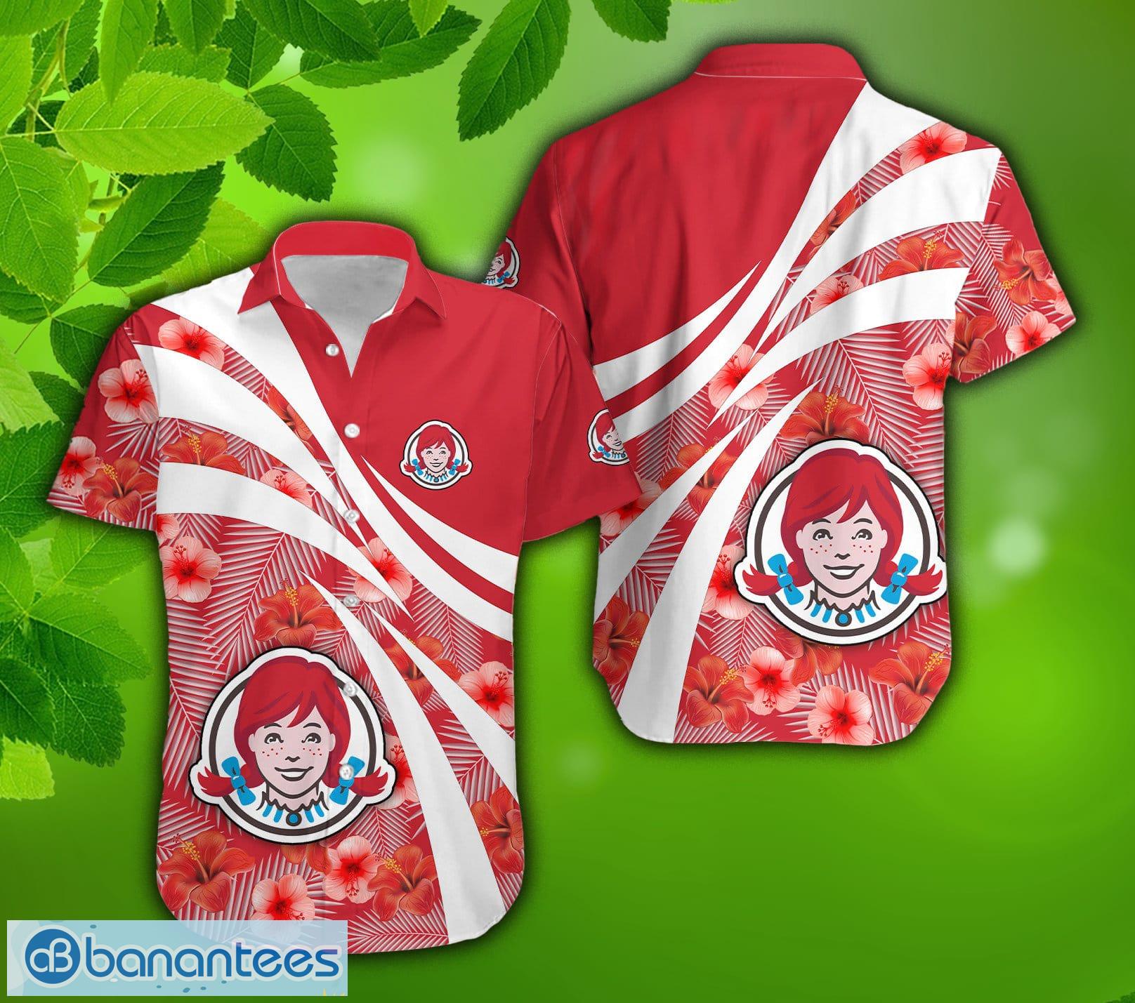 wendy's Logo Traditional 3D Hawaiian Beach Shirt For Summer - Banantees