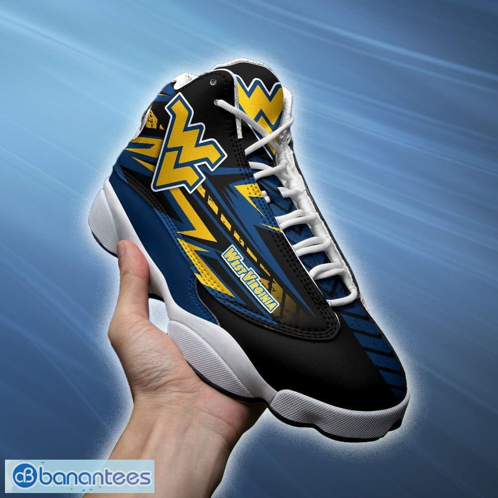 West Virginia Mountaineers NCAA Air Jordan 13 Shoes Gift Fans Sports Sneaker For Men And Women - West Virginia Mountaineers NCAA Air Jordan 13 Shoes Gift Fans Sports Sneaker For Men And Women