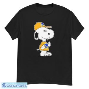 Snoopy Golden State Warriors NBA Double Middle Fingers Fuck You Shirt - G500 Men’s Classic T-Shirt