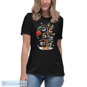Sewing Machine Xmas Tree Merry Christmas Shirt - Women's Relaxed Short Sleeve Jersey Tee