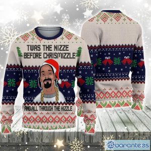 Snoop Dogg Twas The Nizzle Before Chrismizzle Ugly Sweater Christmas Christmas Gift For Men And Women Party Holiday Product Photo 1