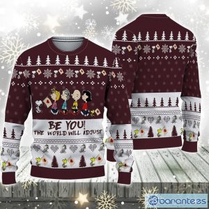 Be You The World Will Adjust Snoopy Ugly Sweater Christmas Christmas Gift For Men And Women Party Holiday Product Photo 1