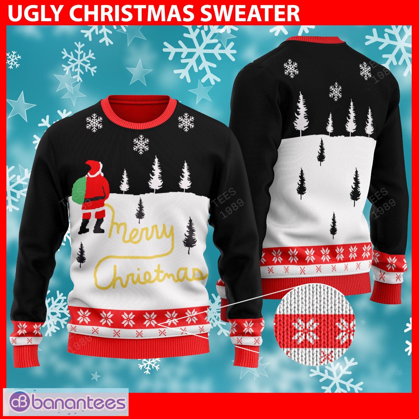 Los Angeles Rams Christmas Pattern AOP Merry Ugly Sweater - Banantees