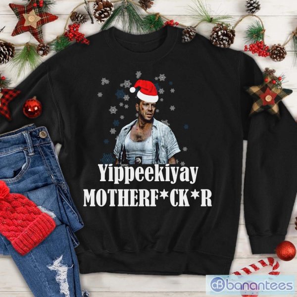 Yippeekiyay Motherfckr Shirts, John McClane Sweatshirt, Action Movie Christmas Shirt Product Photo 1