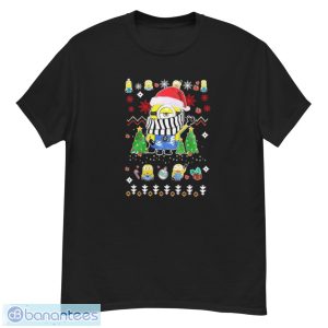 Cute Minions Santa Hat Ugly Christmas Shirt - G500 Men’s Classic T-Shirt