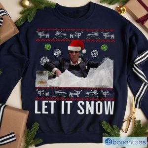 Let It Snow Ugly Christmas Shirt, Tony Montana Hoodie, Christmas Sweatshirt Product Photo 1