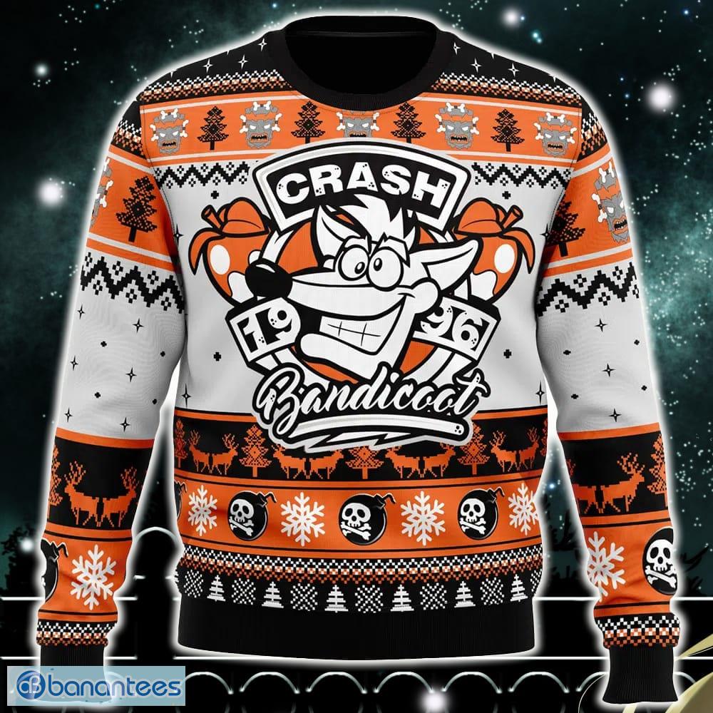 1996 Bandicoot Crash Bandicoot Ugly Christmas Sweater Funny Gift Ideas Christmas - 1996 Bandicoot Crash Bandicoot Ugly Christmas Sweater_1