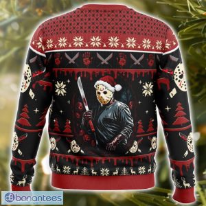 Jason Voorhees Firday the 13th 3D Ugly Christmas Sweater Nice Christmas Gift For Men And Women Product Photo 3