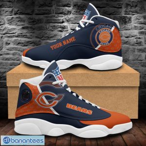 Chicago Bears Custom Name Air Jordan 13 Sports Shoes For Fans Gift Men And Women - Chicago Bears Custom Name Air Jordan 13 Sports Shoes_1
