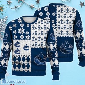 Vancouver Canucks NHL Ugly Christmas Sweater 2023 For Fans Product Photo 2