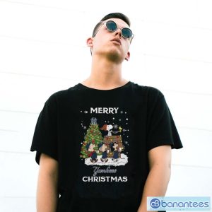New York Yankees Snoopy Family Christmas Shirt - G500 Gildan T-Shirt
