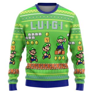 Princess peach 2024 christmas sweater