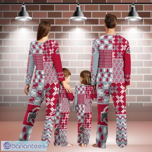 Ohio State Buckeyes Cute Christmas Pajamas Set Personalized Name