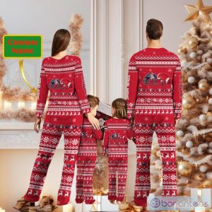 Ole Miss Rebels Team Custom Name Christmas Pajamas For Fans Product Photo 2