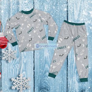 NFL Philadelphia Eagles Pajamas Set For Men And Women Gift Familys Holidays Christmas - NFL Philadelphia Eagles Pajamas Set Photo 2