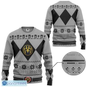 Mighty Morphin White Power Ranger Sweater Xmas Funny Holly Gift For Fans Ugly Christmas - Mighty Morphin White Power Ranger Custom Ugly Christmas Sweater_2