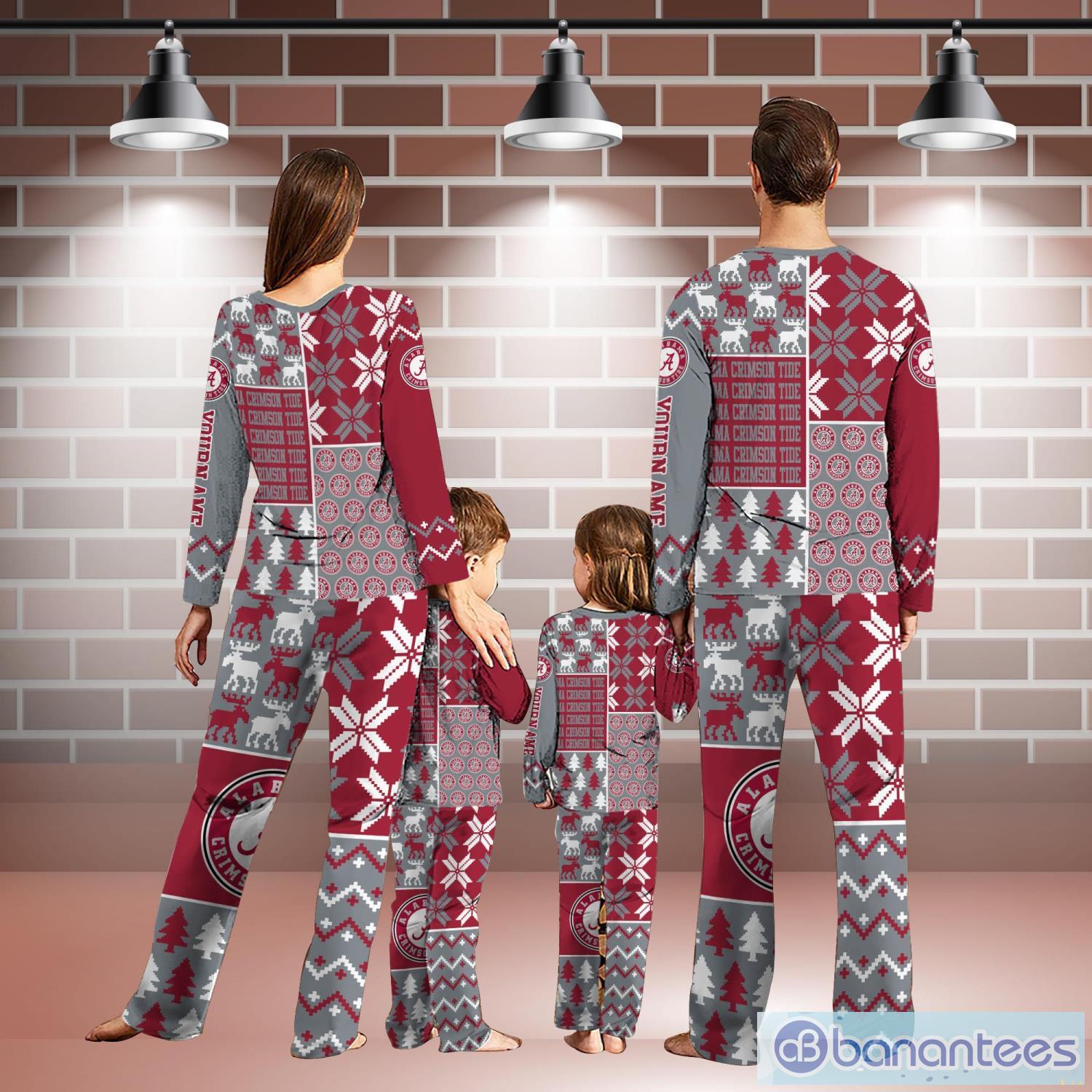alabama crimson tide pajamas set personalized name for sport fans christmas pajamas set for family 1 image Alabama Crimson Tide Pajamas Set Personalized Name For Sport Fans Christmas Pajamas Set For Family Product Photo 2