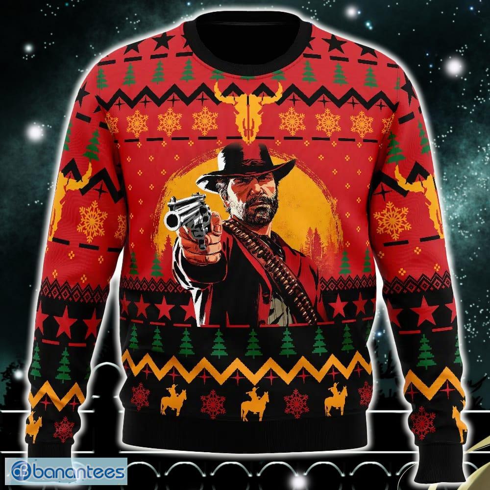 Arthur Morgan Red Dead Redemption Ugly Christmas Sweater Funny Gift Ideas Christmas - Arthur Morgan Red Dead Redemption Ugly Christmas Sweater_1