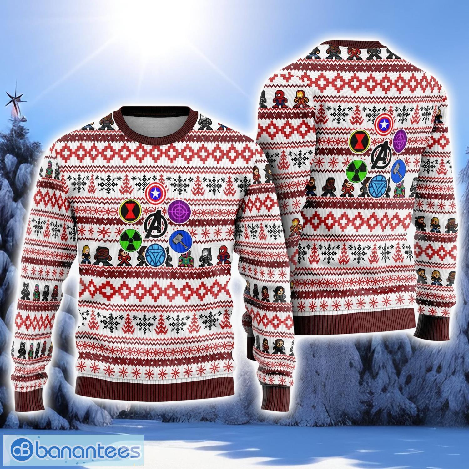 Avengers Ugly Christmas Sweater Avengers End Game Christmas