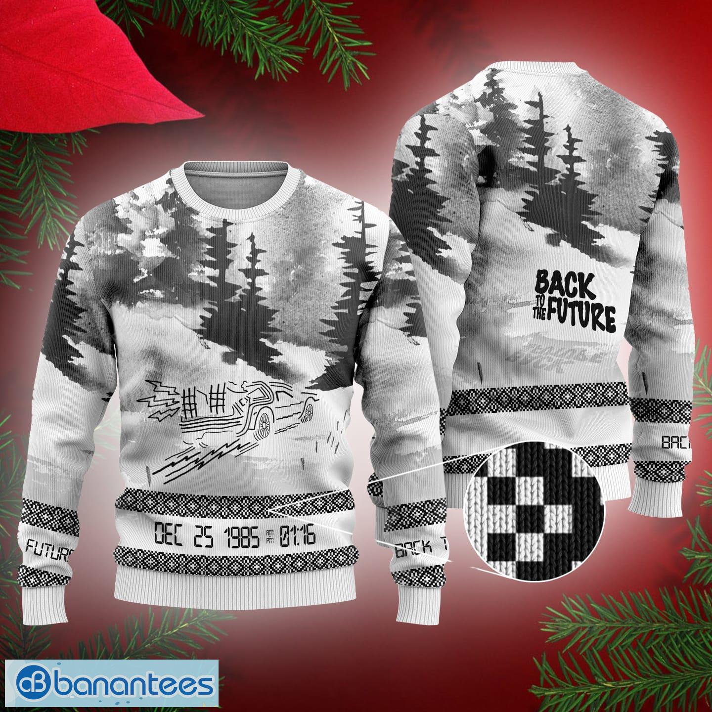 Back To The Future Ugly Christmas Sweater For Men And Women - Back To The Future Ugly Christmas Sweater For Men And Women