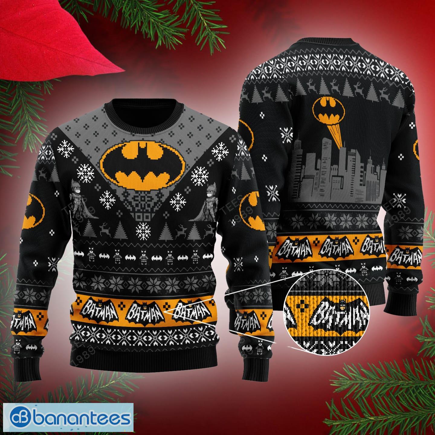 Batman Knitted Xmas Sweater Gift Holidays - Batman Knitted Xmas Sweater Gift Holidays