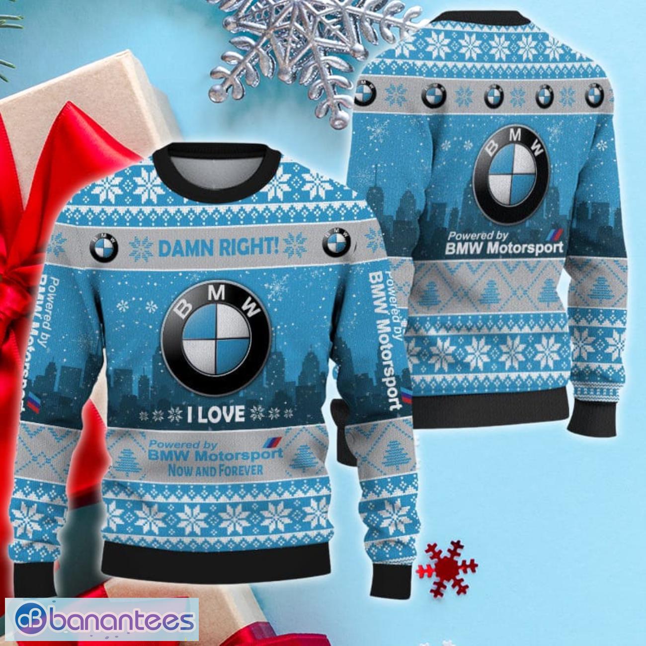 BMW Ugly Christmas Sweater Xmas Gift For Men Women Banantees