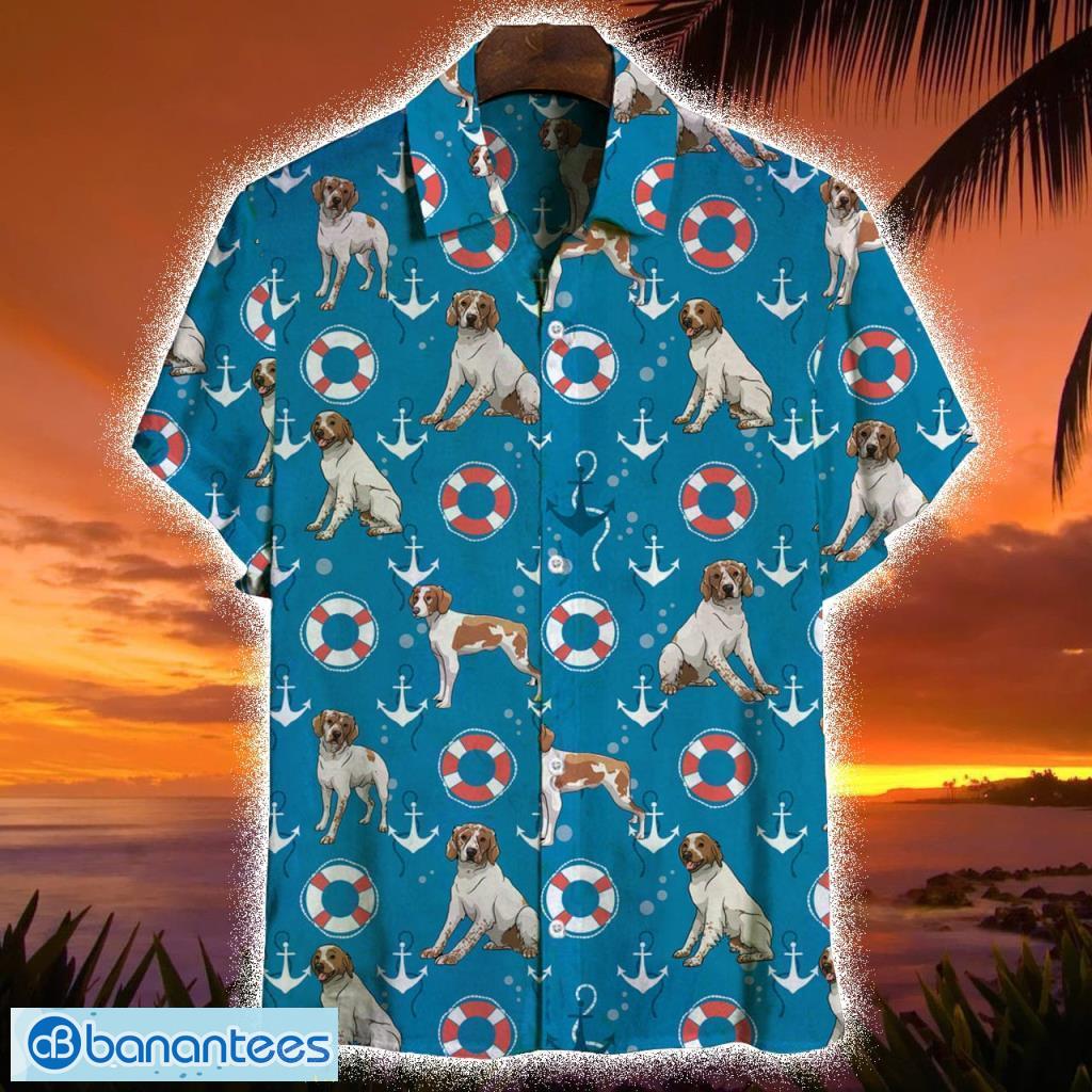 Brittany Spaniel Tropical Hawaiian Shirt V1 Gift For Men And Women, Pet Lover Product Photo 1