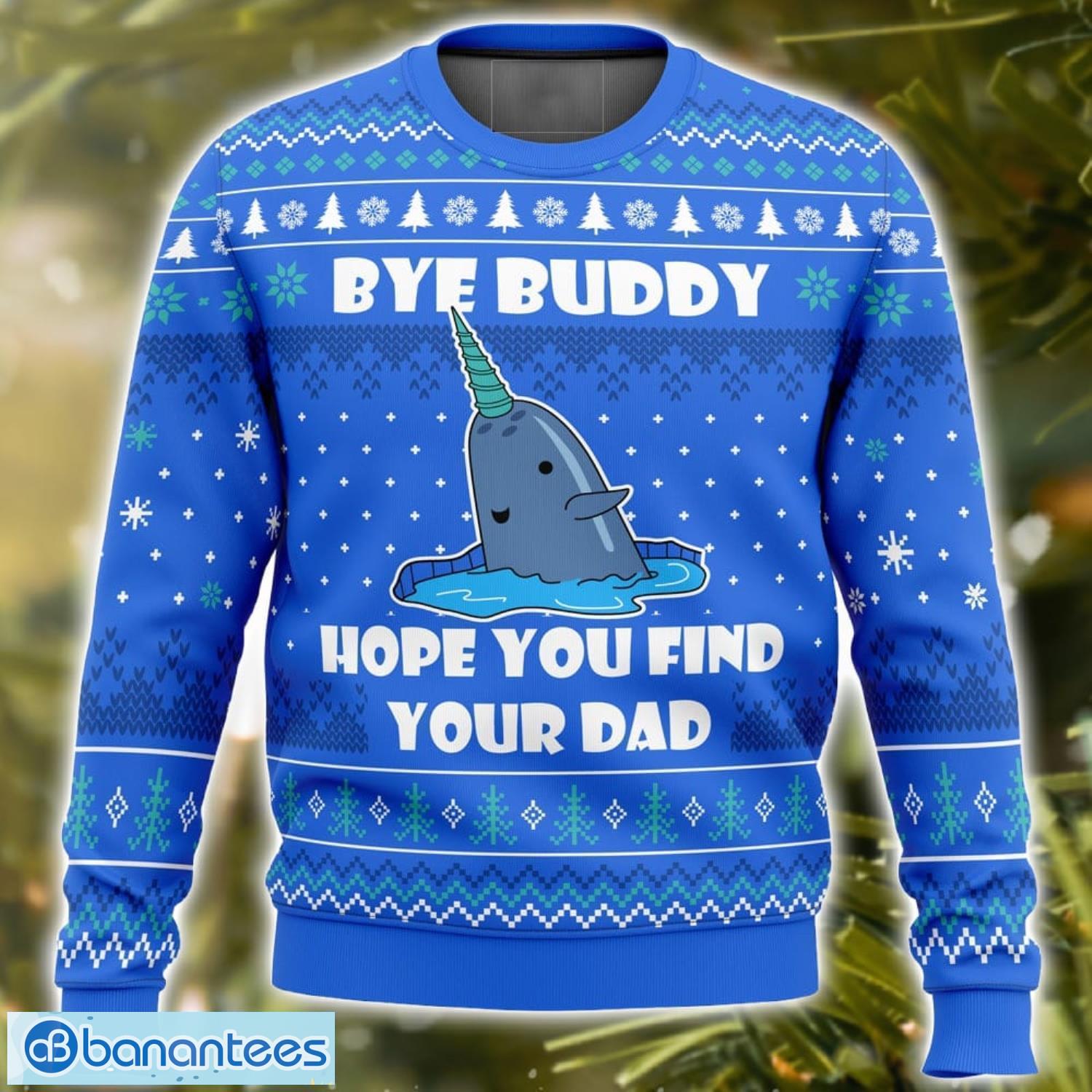 Bye buddy outlet christmas sweater