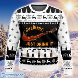 Jack Daniel’s Just Drink It All Over Printed Cute Ugly Christmas Sweater Christmas Gift Ideas Product Photo 2