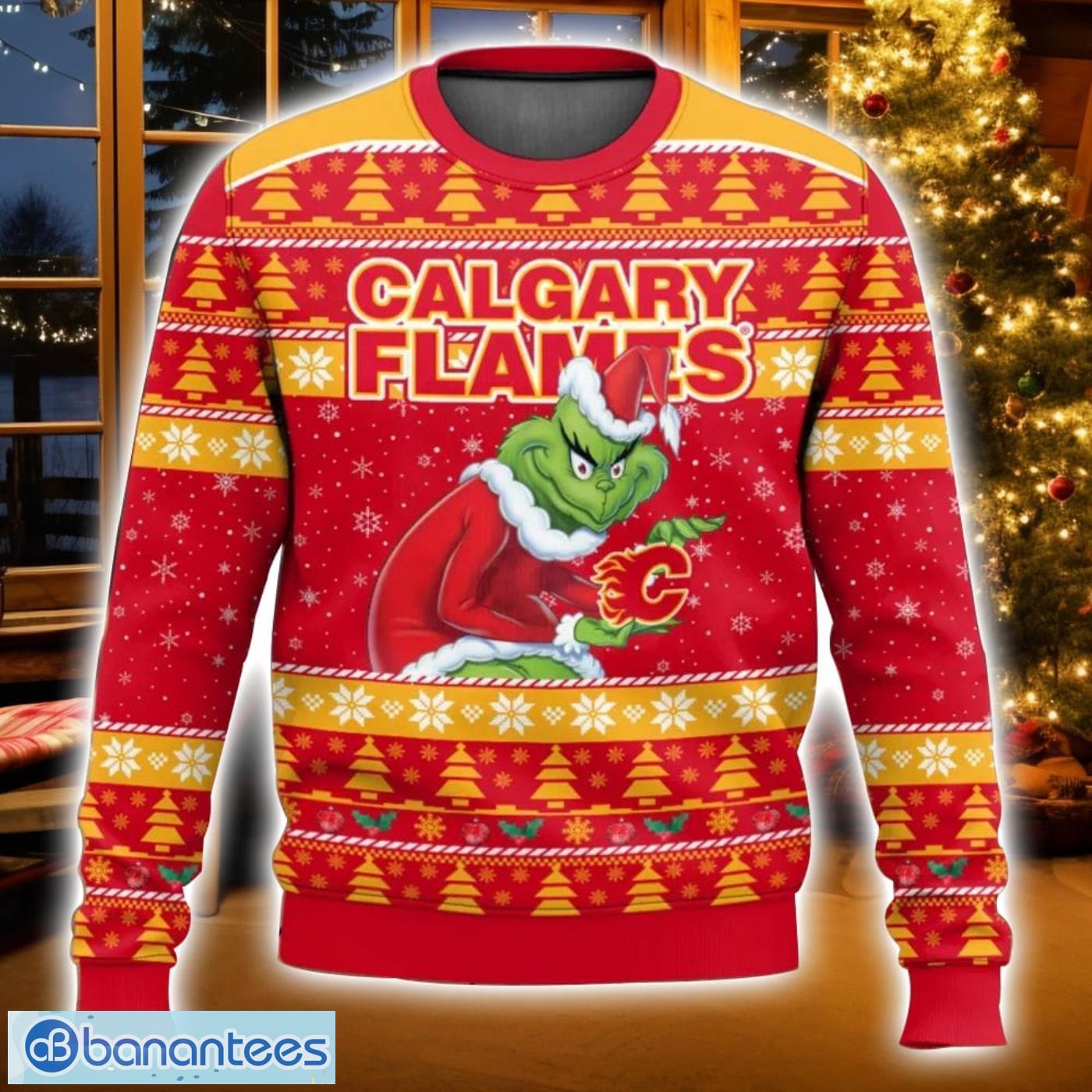 In flames hot sale holiday sweater