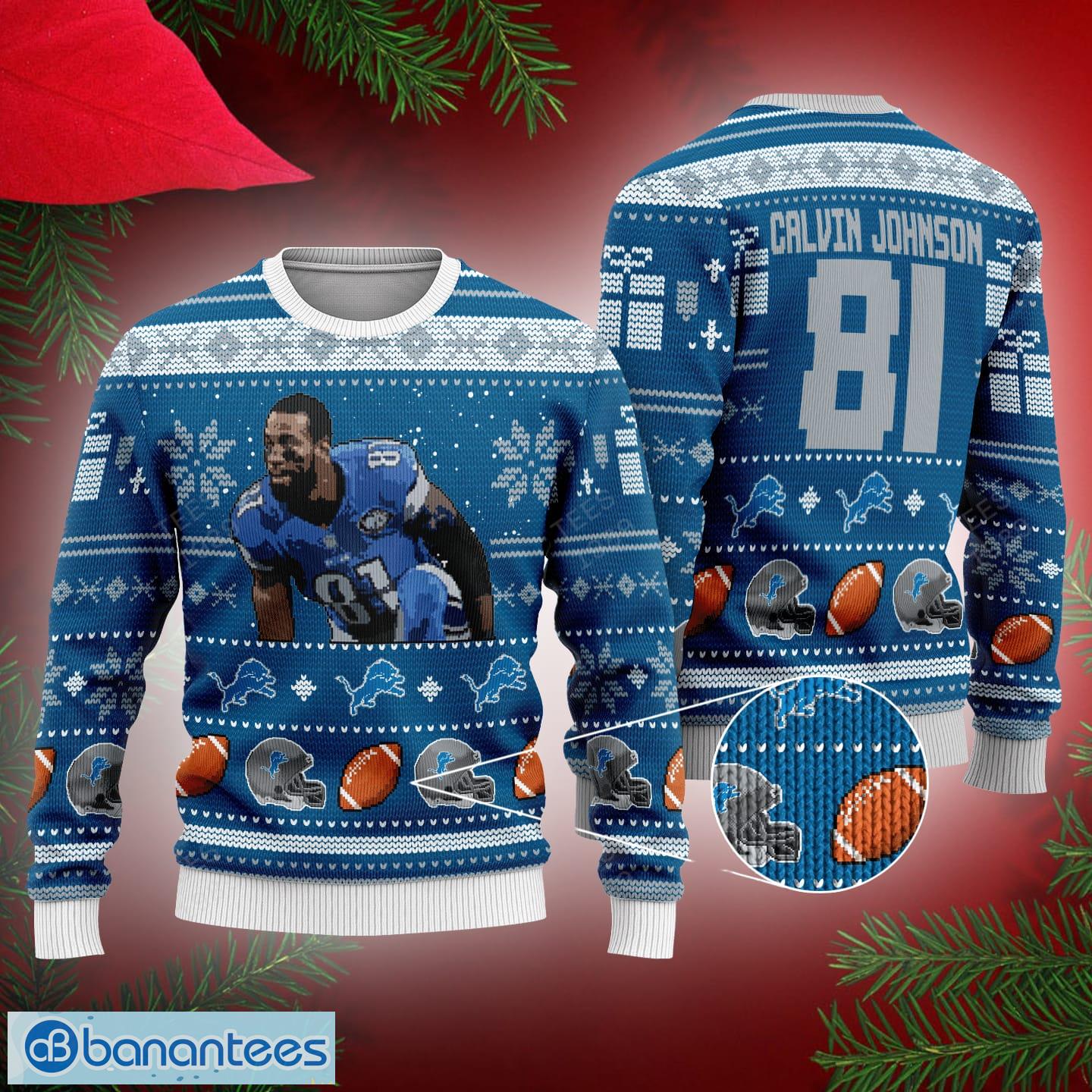 Lions deals christmas sweater